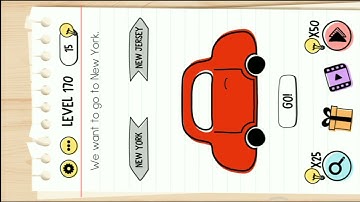 Brain Test Level 170 || We Want To Go To New York.