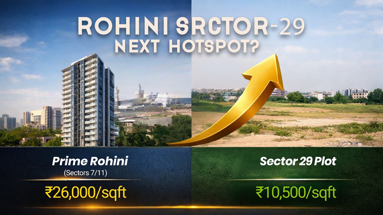 Sec 29 Plot Rates Rohini Sector 29:The Next Big Investment Opportunity in Delhi?# ...