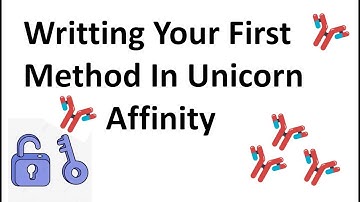 Writing your first method, affinity with the phase library in Unicorn