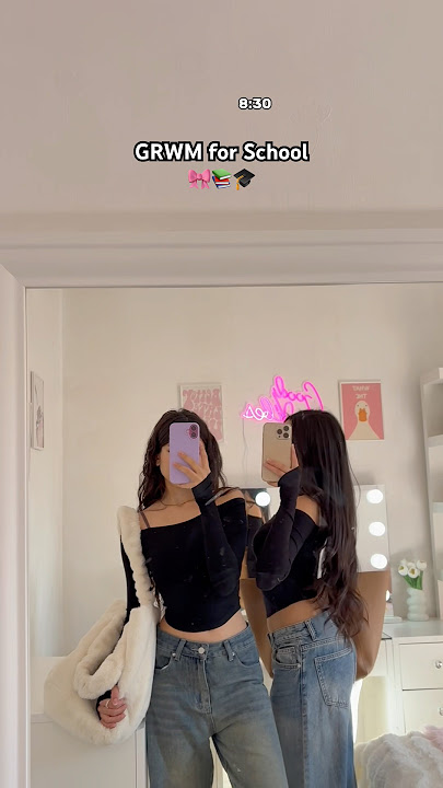 GRWM and my sister for School 🎀🎓📚@Hidaya_bls #school #morning #girls #routines #room #fyp