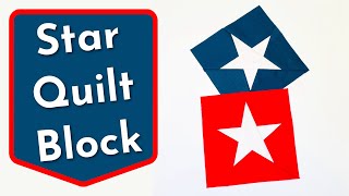 Star Quilt Block - Grab this pattern and start making your own stars!