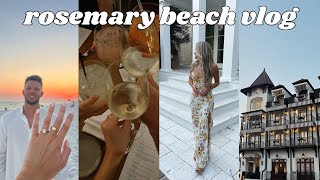 ROSEMARY BEACH VLOG: getting engaged! + a few days in 30A Florida with friends