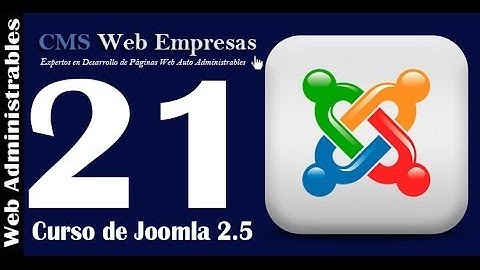 21. Galeria Multimedia en Joomla 2.5 - Configurar y cargar diferentes formatos de archivo