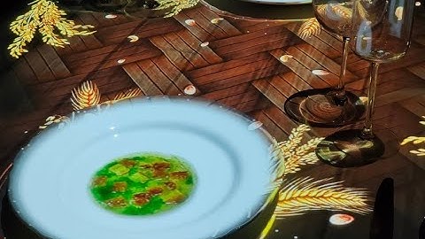 光雕投影餐桌 Table Projection Mapping