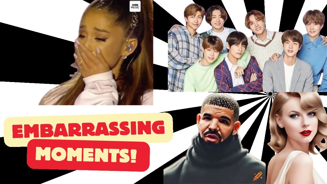 Embarist 8 times celebrities were embarrassed on stage! - YouTube