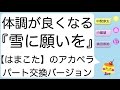 体調が良くなる【はまこた】のアカペラ『雪に願いを』パート交換バージョン