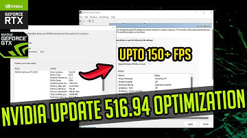 Nvidia Control Panel New update 516.94 | Optimize Best Setting For Gaming | Fps Boost in 2022