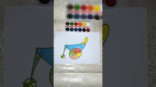 draw a baby stroller #elikids #nurseryrhymes #draw #drawdolls #picture #сурет #drawing #drawpicture
