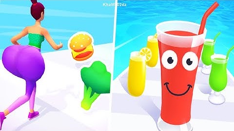 Twerk Race 3D | Juice Run - All Levels Gameplay (Android, iOS) - NEW GAMES