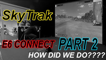 Playing 18 holes using the Skytrak golf simulator with the E6 connect software Part 2 with 3&1 Golf