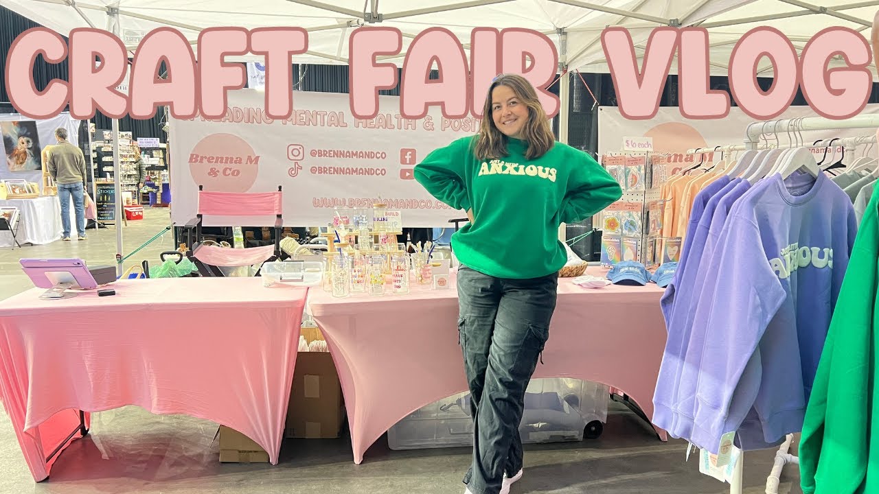 I SOLD OUT!!!! Craft Fair Vlog,  Most Successful Market, Small Business Owner