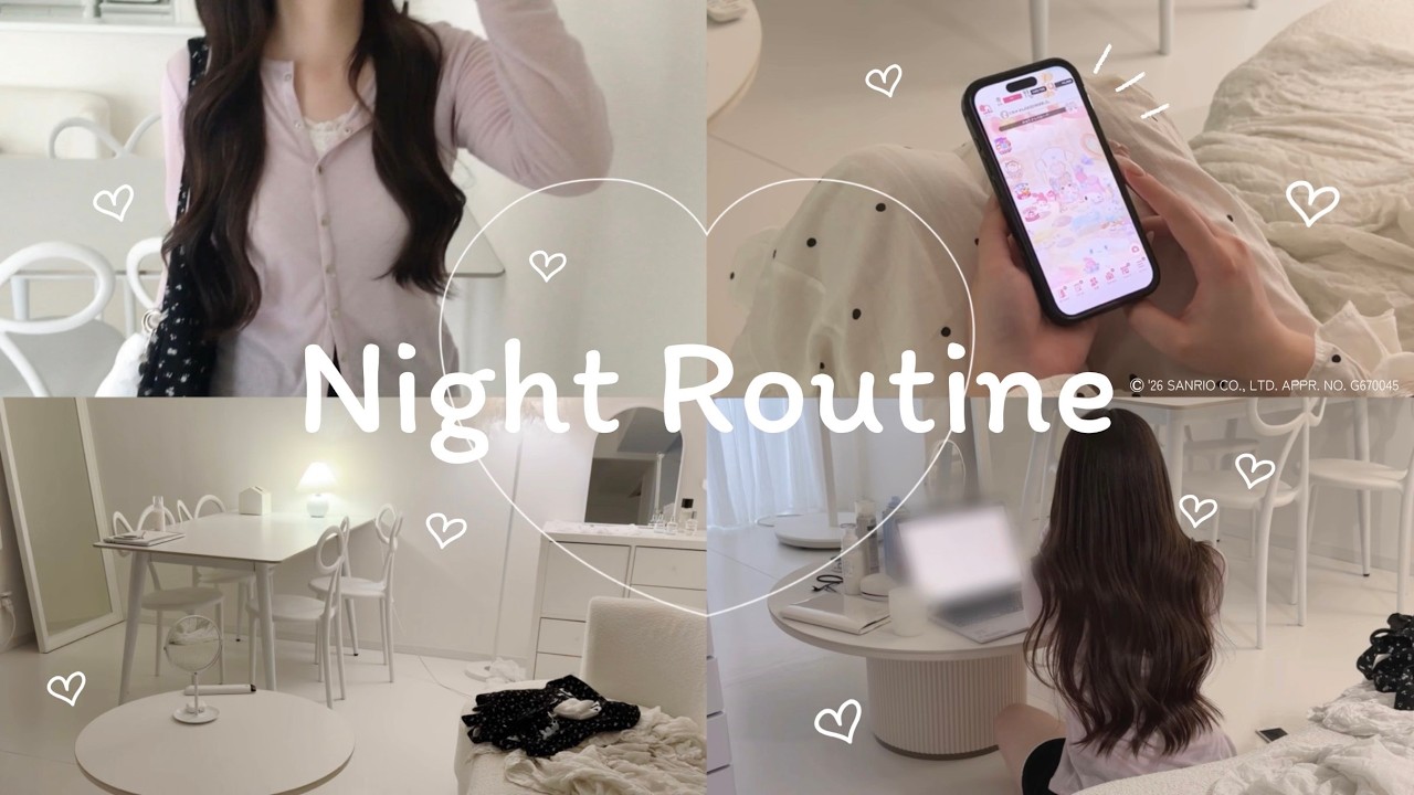 【Night Routine】平日の夜の過ごし方 ☾
