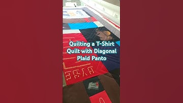 Edge to Edge Modern Quilting #t-shirt #longarmquilting #repurposing