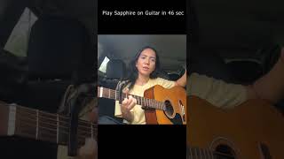 Sapphire Guitar Tutorial | Learn in Under 1 Minute #shorts