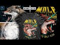 Vintage Wolf Pack Design In Photoshop (T-Shirt Design Series Ep.13)