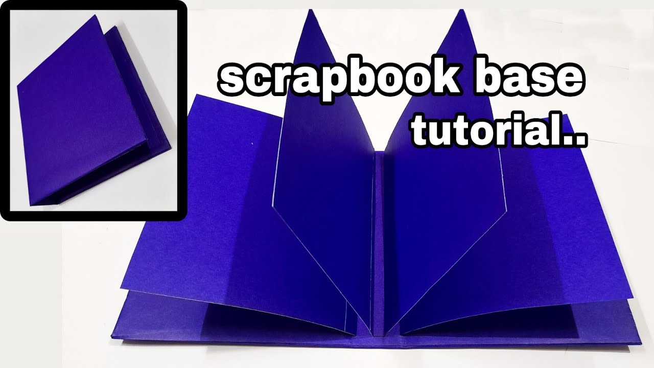 easy way to make scrapbook base at home, how to make scrapbook