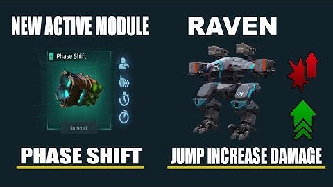 War Robots ★ Test Raven And  Module Phase Shift ★ Test Server