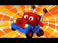 Football with Spiderman truck ! Carl the Super Truck - Car City ! Trucks Cartoon for kids