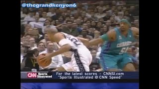 Rookie Richard Jefferson explosive crossover move to blow past Lee Nailon