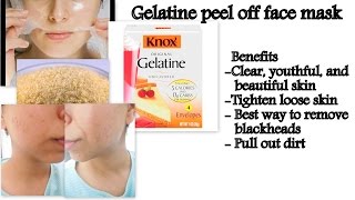 ... gelatin benefits:- 1- clear, youthful and beautiful skin. 2.
tighten los...