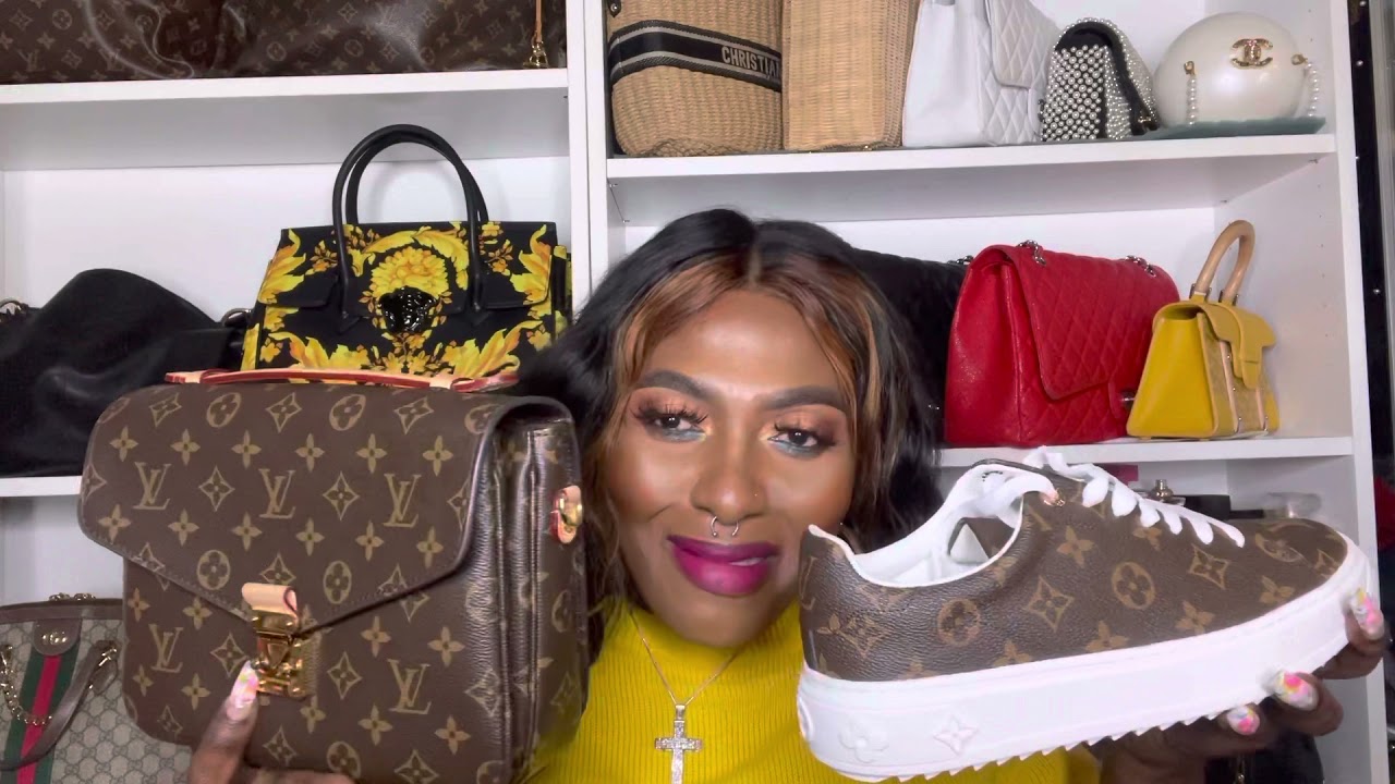 Boujee On A BudgetLV Time Out Sneakers in Cocoa Brown Patent