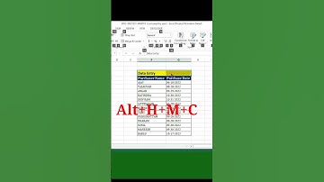 🔥Merge and Center trick | excel tips and tricks| #shorts #yt #excel