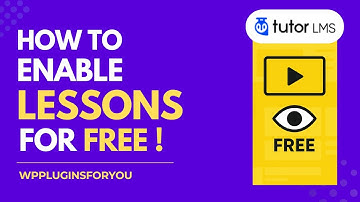 How to Enable Free Lessons in Tutor LMS | Step-by-Step Tutorial for Beginners