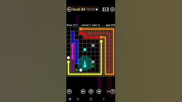 How To Solve Flow Free Premium 12x12 Mania Level 84 Hard Board Walk Through Solution Walkthrough