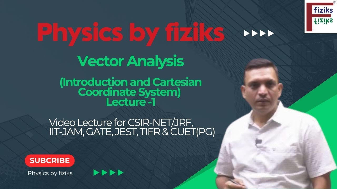 lecture -1 Introduction and Cartesian Coordinate System - YouTube