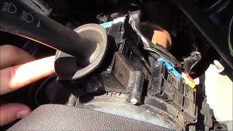 How to replace turn signal switch in 2010 Chevy Cobalt