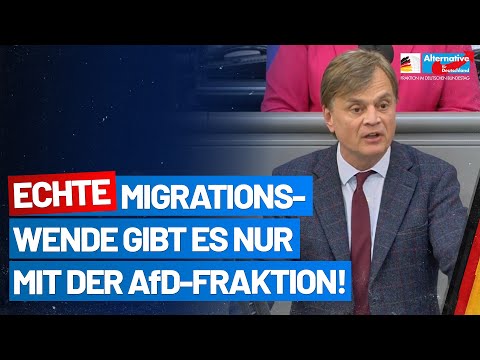 Echte Migrationswende gibt es nur mit der AfD-Fraktion! - Bernd Baumann - AfD-Fraktion im Bundestag