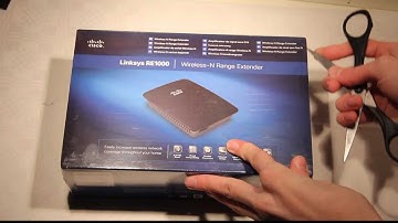 Unboxing Linksys RE1000 Wireless-N Range Extender WiFi Booster From Cisco!
