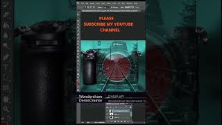 How to make a Camera manipulation in Photoshop#short#video#tutorial