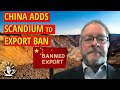 Scandium Canada's CEO on China’s Scandium Export Ban and a 38% Increase in Indicated Resources