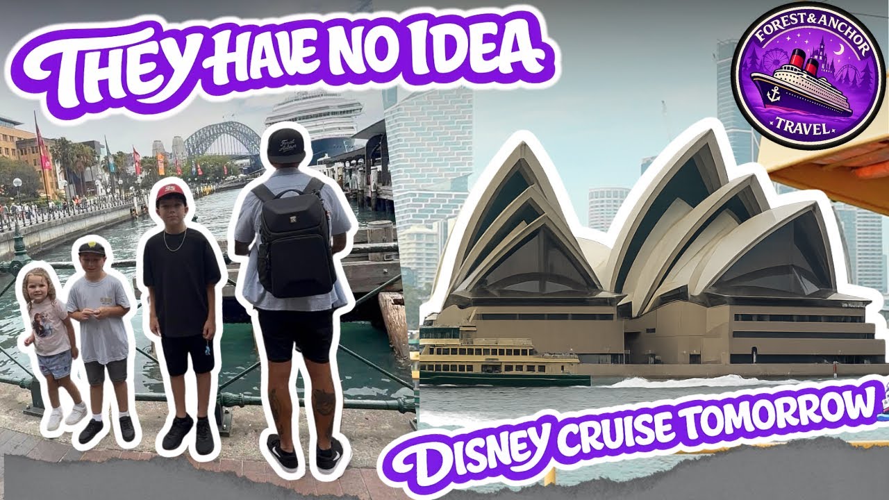 Exploring Sydney Before the Disney Cruise surprise Reveal…
