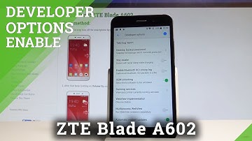 How to Allow Developer Options in ZTE Blade A602 - Enable OEM Unlocking |HardReset.Info