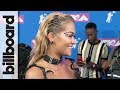 Capture de la vidéo Rita Ora Talks New Music, Working With Avicii | Mtv Vmas 2018