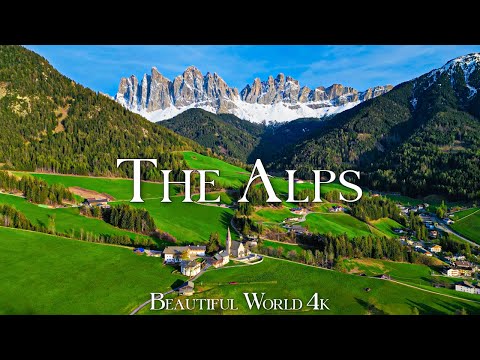 The Alps 4K - Scenic Relaxation Film With Calm Piano Music by Beautiful World 4k