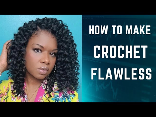 elegant short curly crochet hairstyle / crochet braid hairstyle tutorial  for beginners 