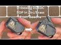 Unboxing 01 edc pop in zircbrass from geeone