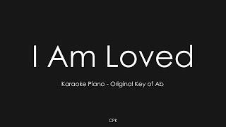 Mack Brock - I Am Loved | Piano Karaoke [Original Key of Ab]