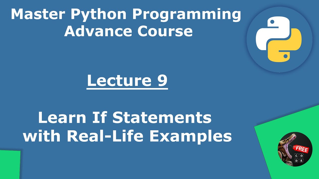 Learn If Statements with Real-Life Examples - YouTube