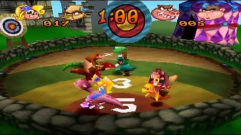 Crash Bash PS1 Dragon Drop Gameplay