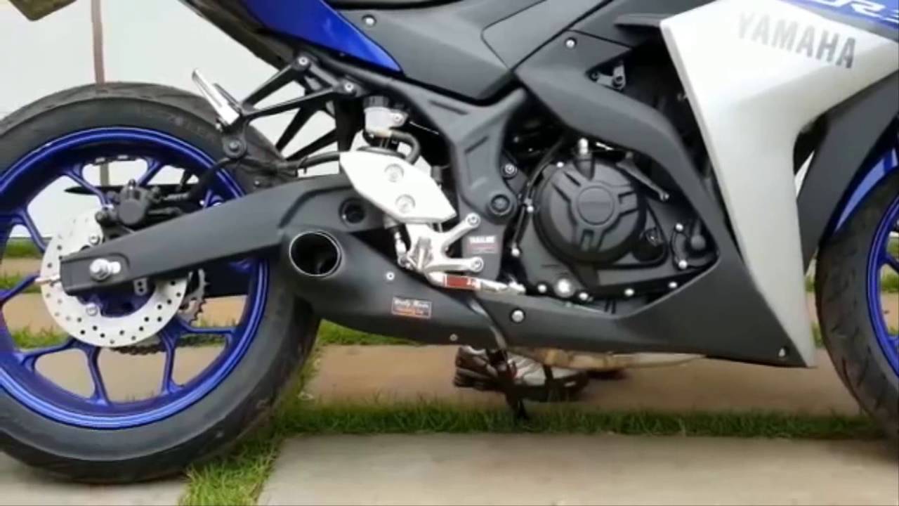 Escape Esportivo na moto YAMAHA YZF R3 