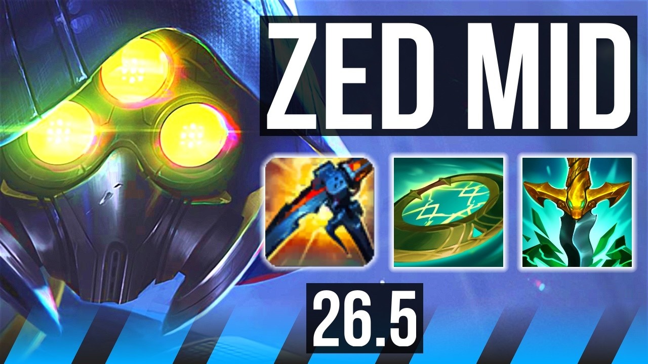ZED vs AHRI (MID) | KR Challenger | 26.5 - YouTube