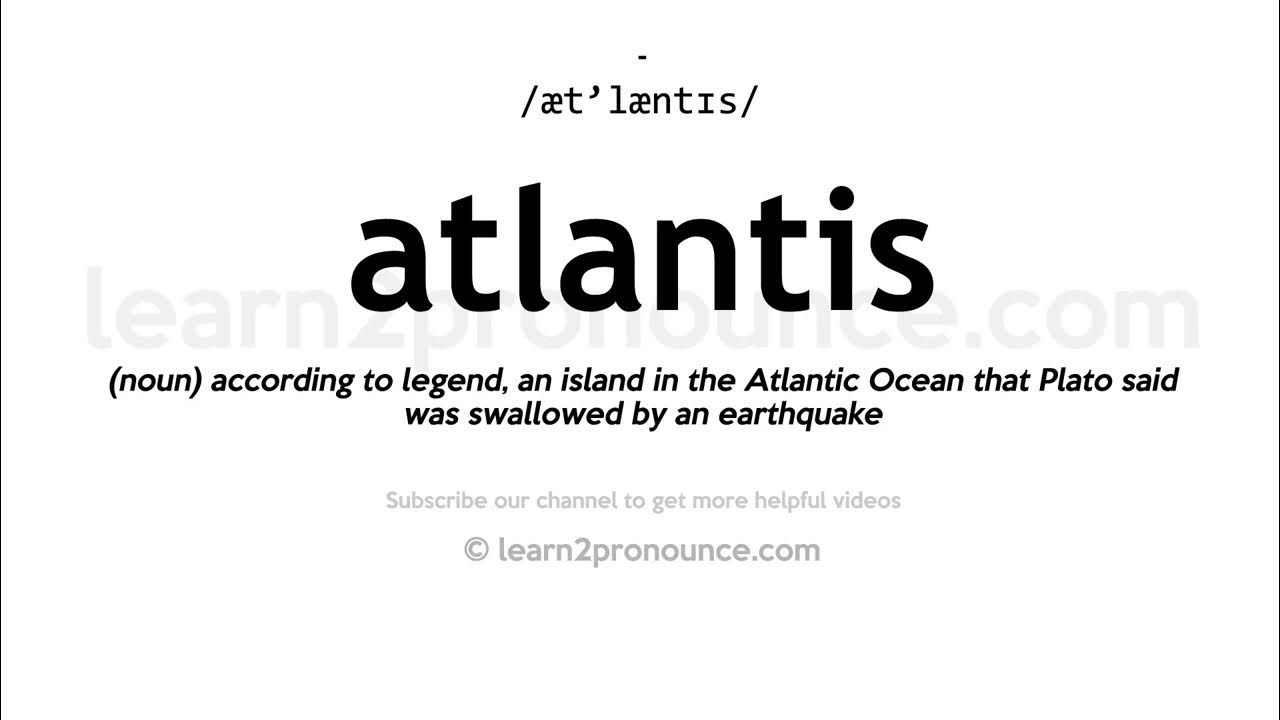 How To Pronounce Atlantis English Pronunciation YouTube how-to-pronounce-atlantis-english-pronunciation-youtube