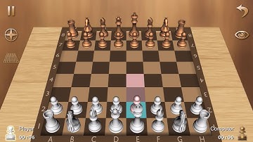 Playing chess against computer level 1. Game1