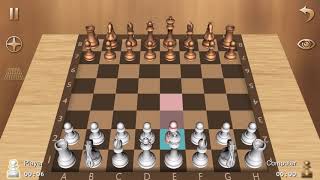 Playing chess against computer level 1. Game1 screenshot 3