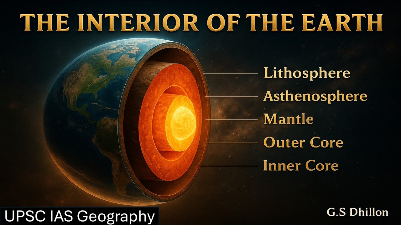 L17 - Interior of the Earth - Crust, Mantle & Core Layers of Earth ...