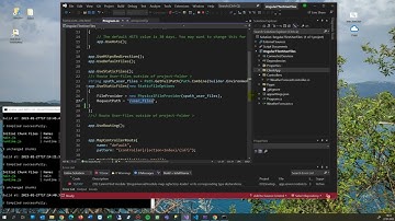 OK: User-Files in Asp.Net / Angular Project in separate Folder. UseStaticFiles PhysicalFileProvider